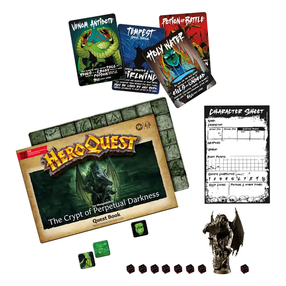 HeroQuest družabna igra Razširitev The Crypt of Perpetual Darkness Quest Paket *English Version* fotografija izdelka