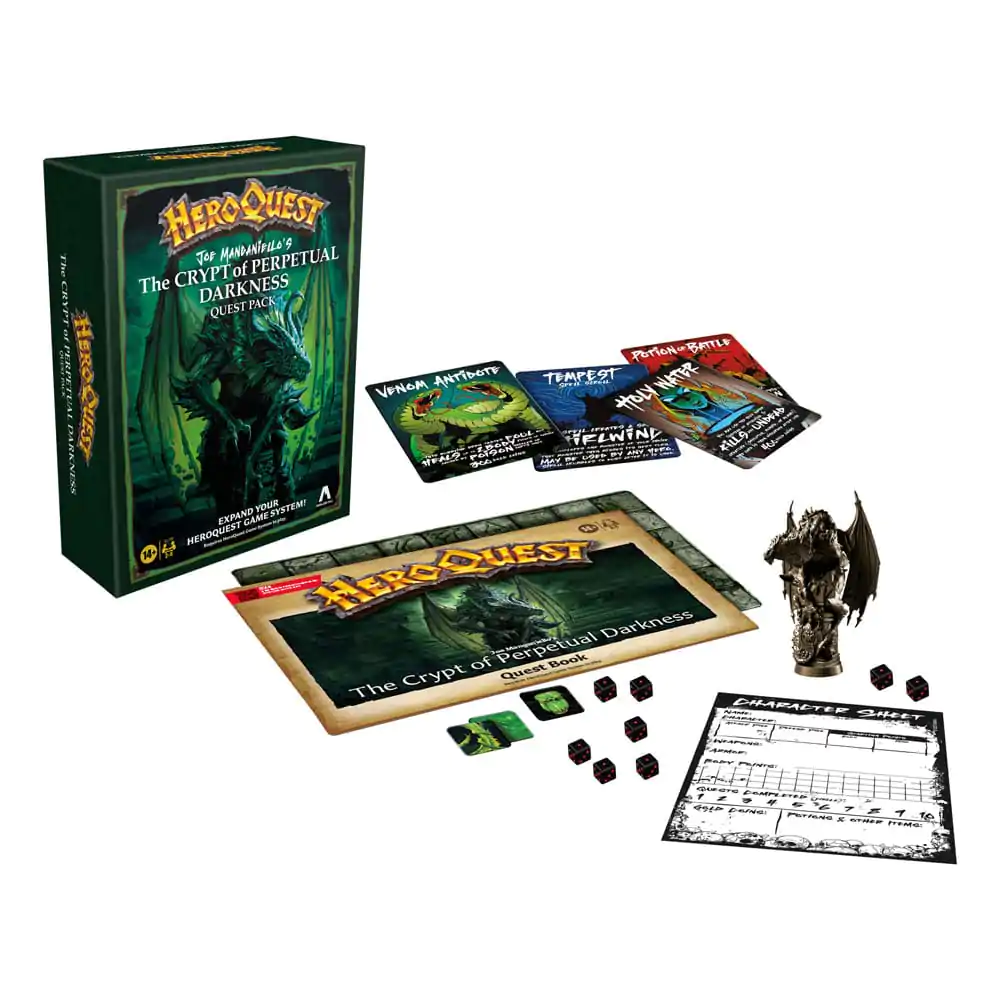 HeroQuest družabna igra Razširitev The Crypt of Perpetual Darkness Quest Paket *English Version* fotografija izdelka