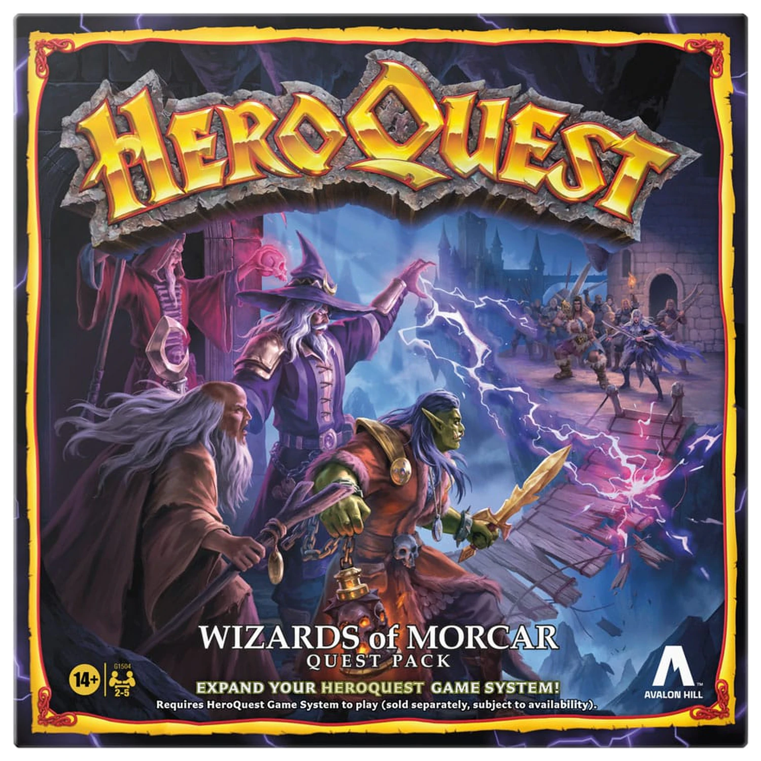 HeroQuest Družabna igra Razširitev Wizards of Morcar Quest Pack *Angleška Različica* fotografija izdelka