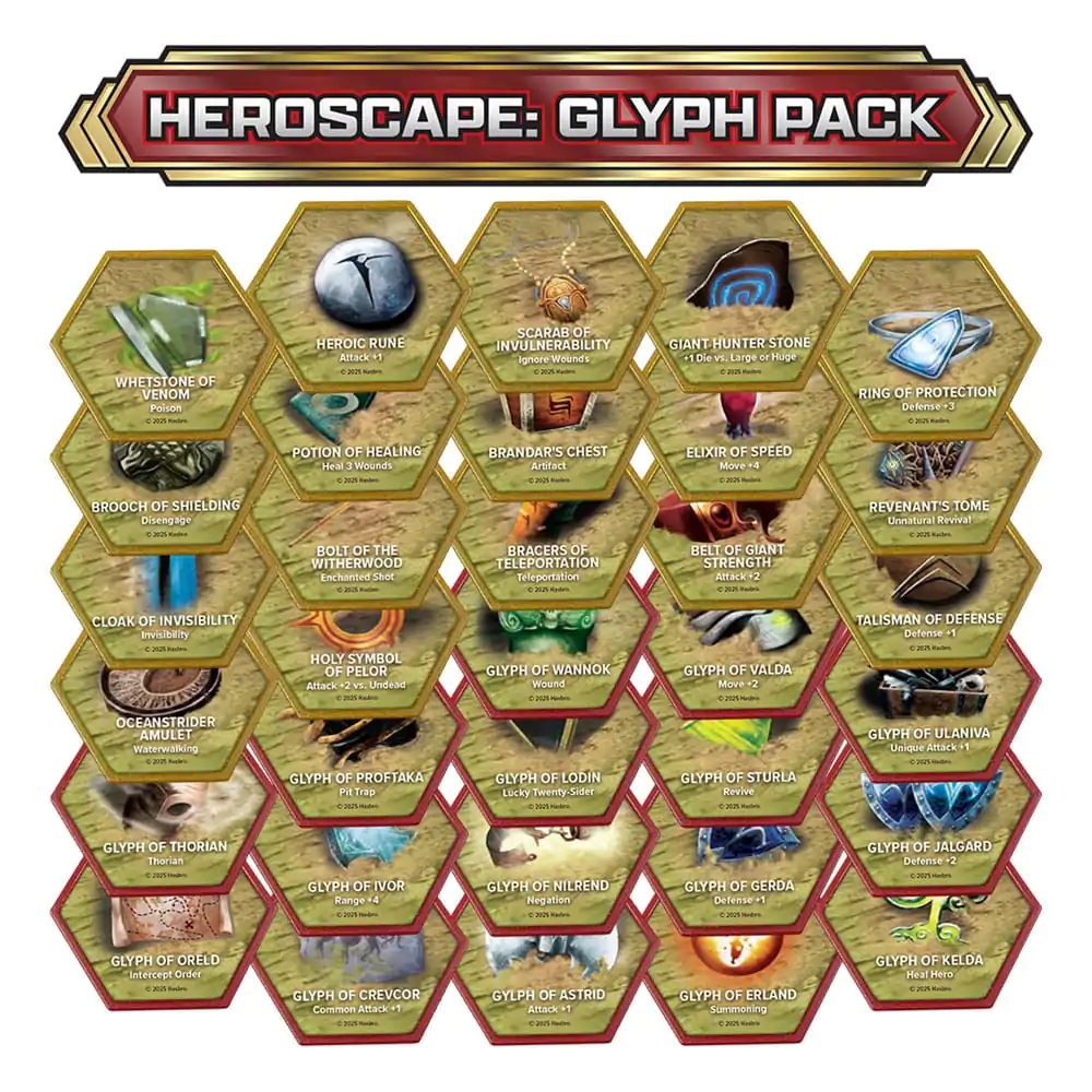 Heroscape Razširitveni Glyph paket Angleška različica fotografija izdelka