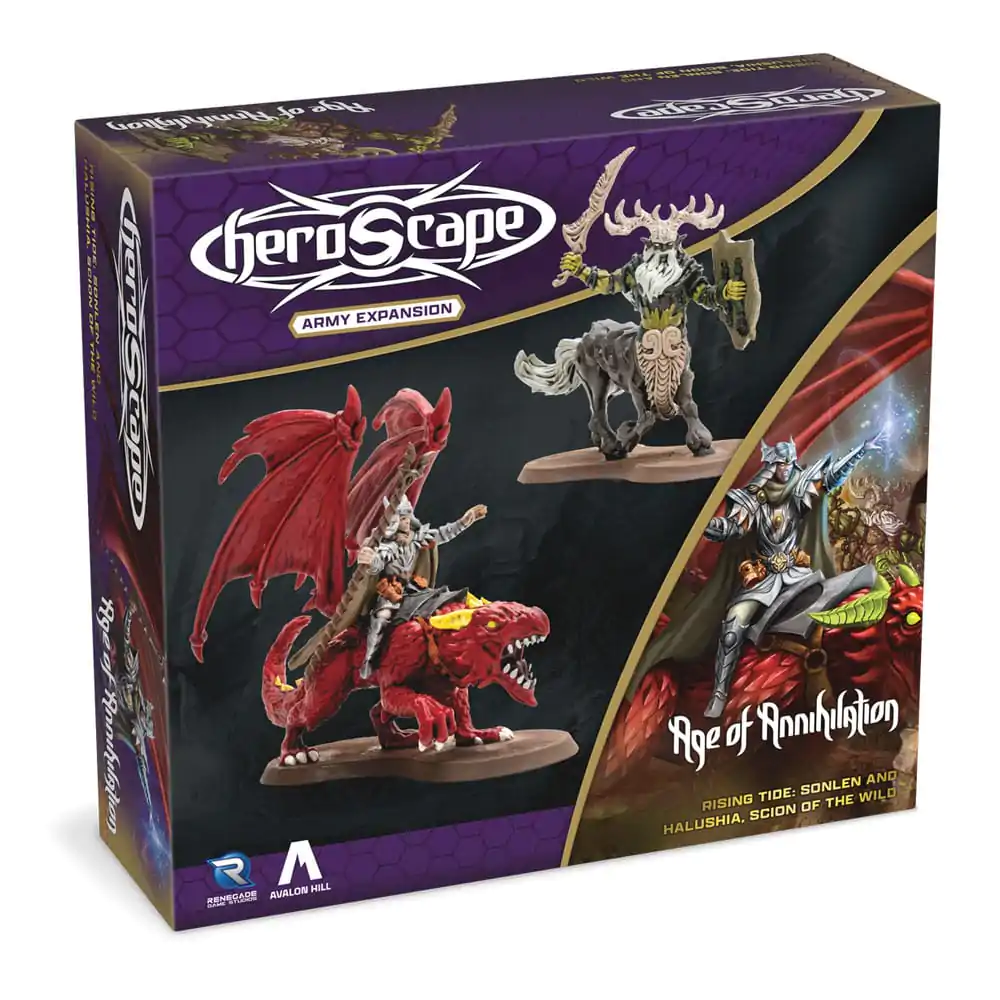 Heroscape Expansion Rising Tide - Sonlen & Halushia, Scion of the Wild Army *English Version* - Razširitev fotografija izdelka