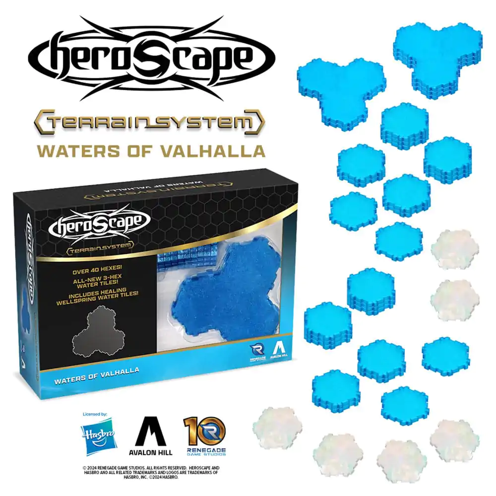 Heroscape Razširitev Waters of Valhalla Teren *English Version* fotografija izdelka