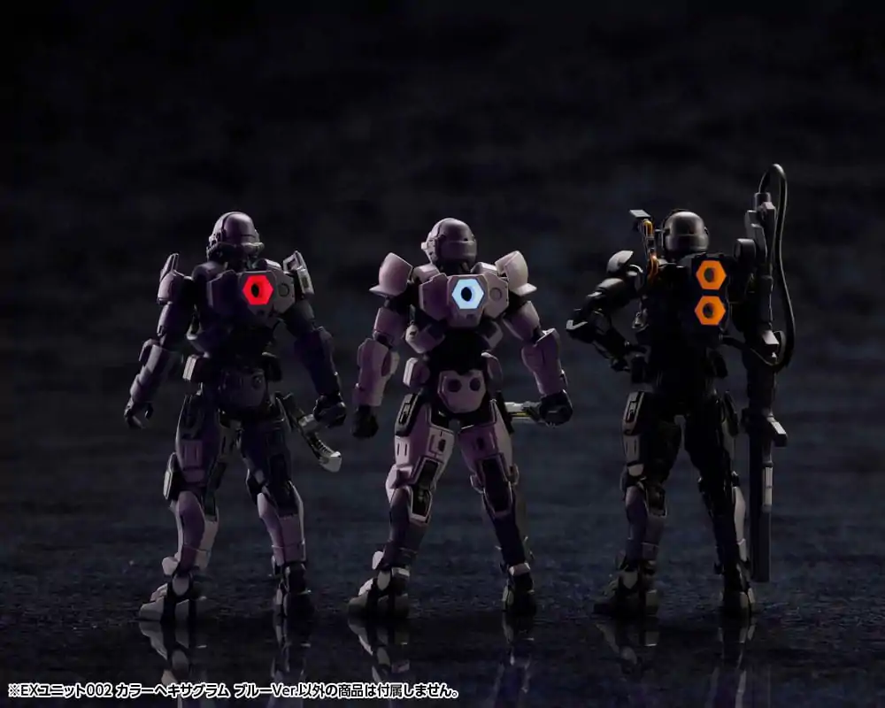 Hexa Gear komplet plastičnega modela Dodatni set 1/24 Ex Unit 002 Hexa G-R.A.M Blue Ver. fotografija izdelka