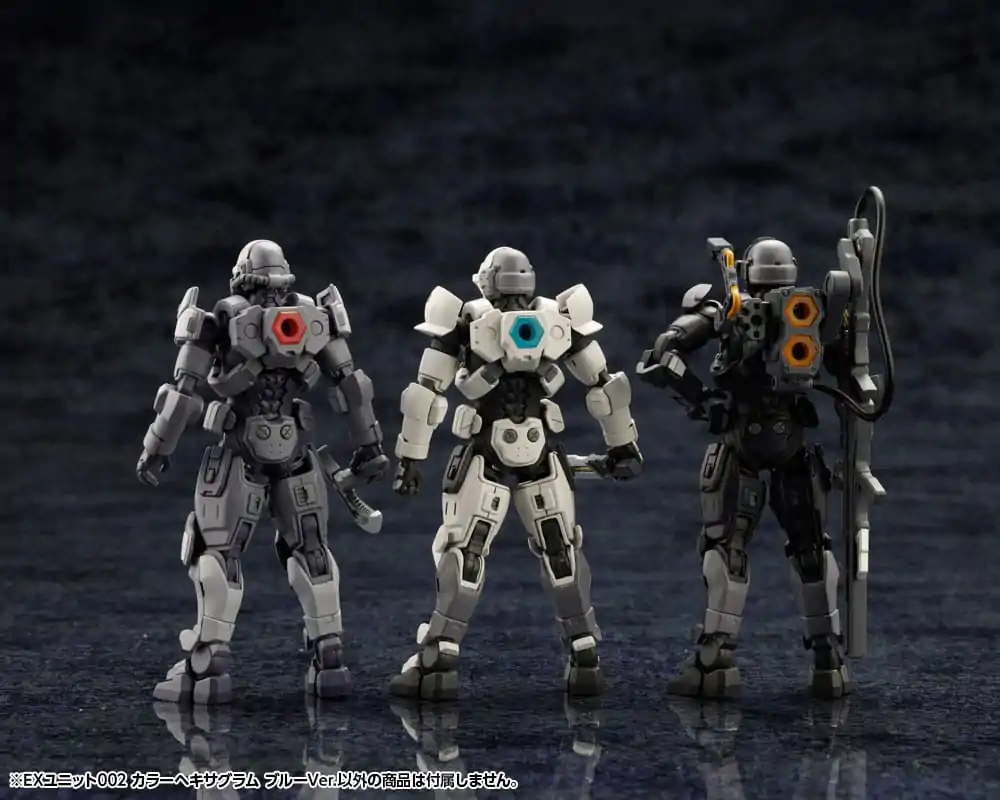 Hexa Gear komplet plastičnega modela Dodatni set 1/24 Ex Unit 002 Hexa G-R.A.M Blue Ver. fotografija izdelka