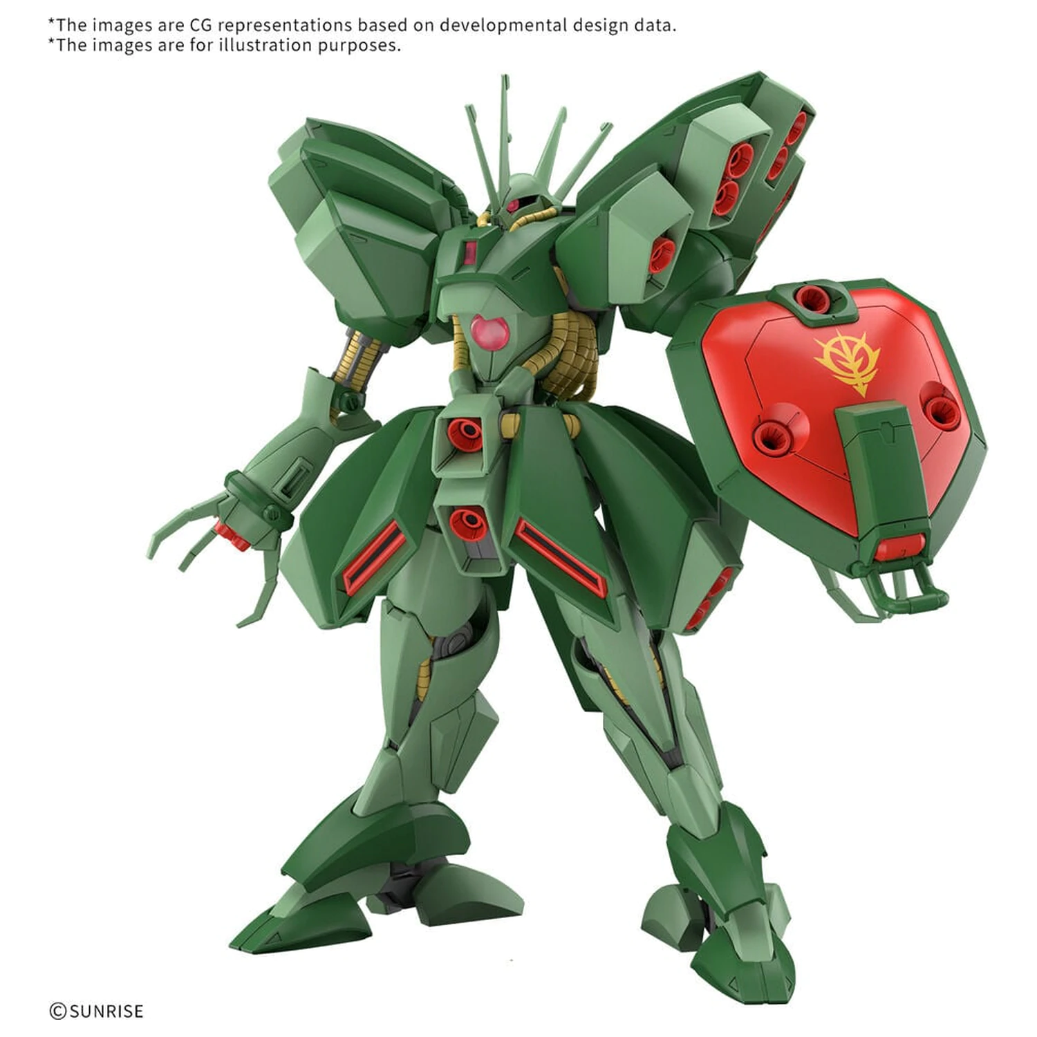 HG 1/144 Hamma-Hamma Mobile Suit Gundam ZZ High Grade Model Komplet fotografija izdelka