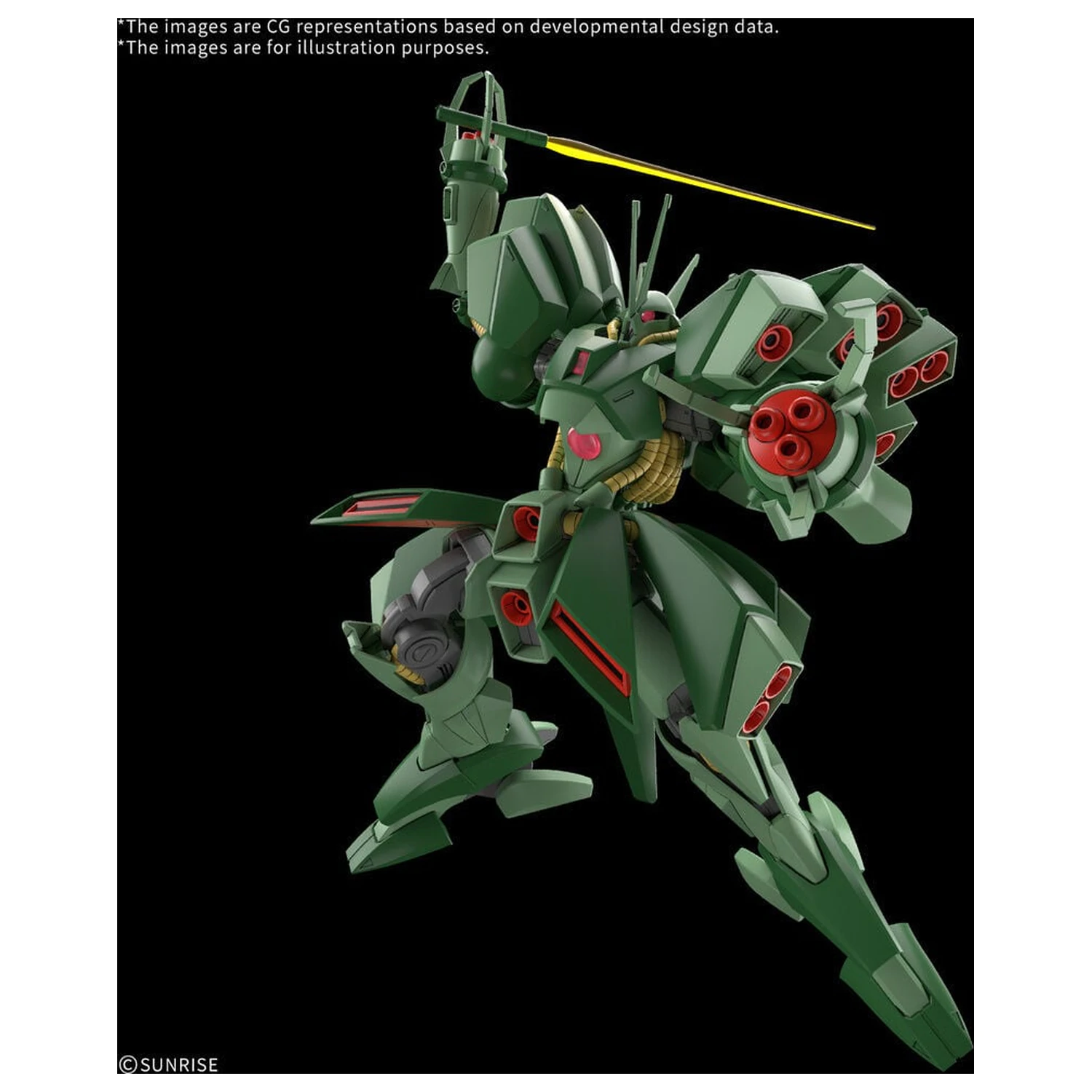 HG 1/144 Hamma-Hamma Mobile Suit Gundam ZZ High Grade Model Komplet fotografija izdelka