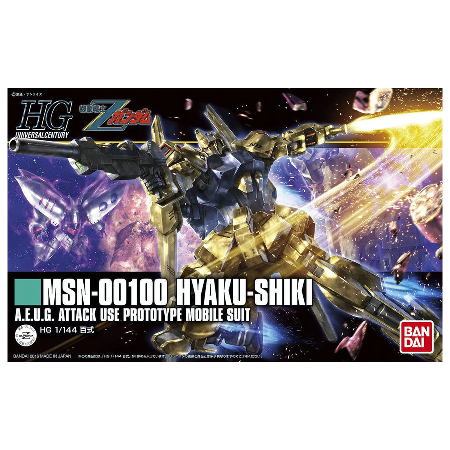 Model Set HGUC 1/144 Hyaku-Shiki fotografija izdelka