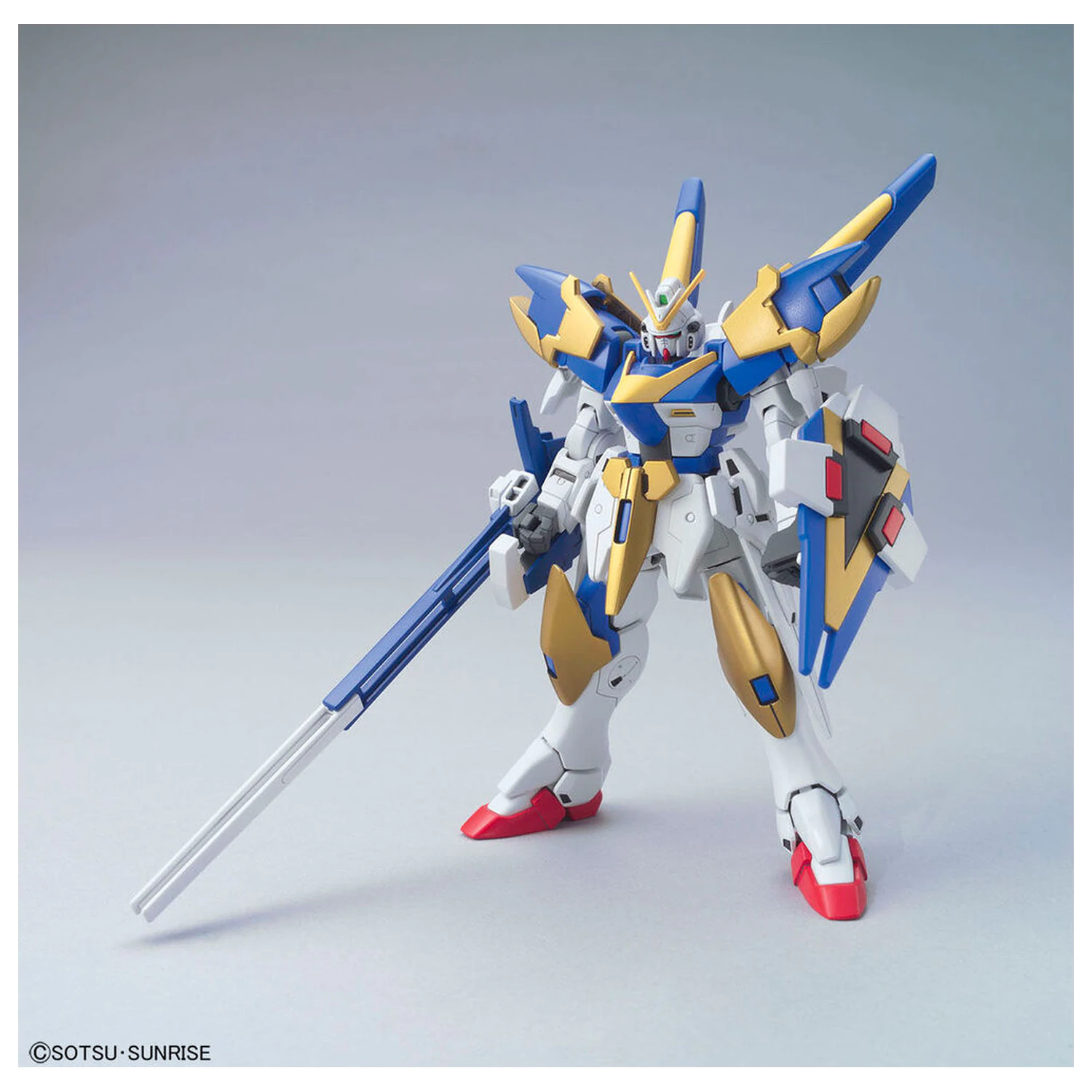 Komplet modela HGUC 1/144 V2 Assault Buster Gundam fotografija izdelka