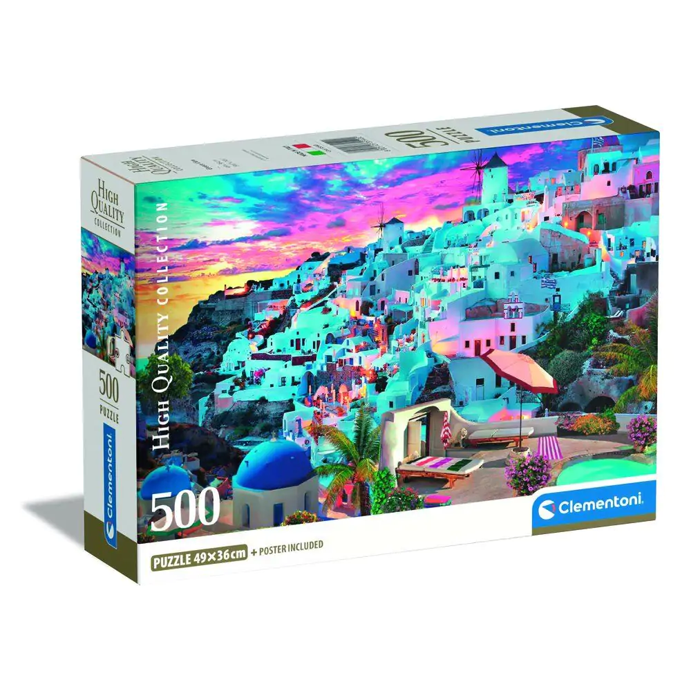 Visokokakovostne puzzle Pogled na Grčijo 500 kosov fotografija izdelka