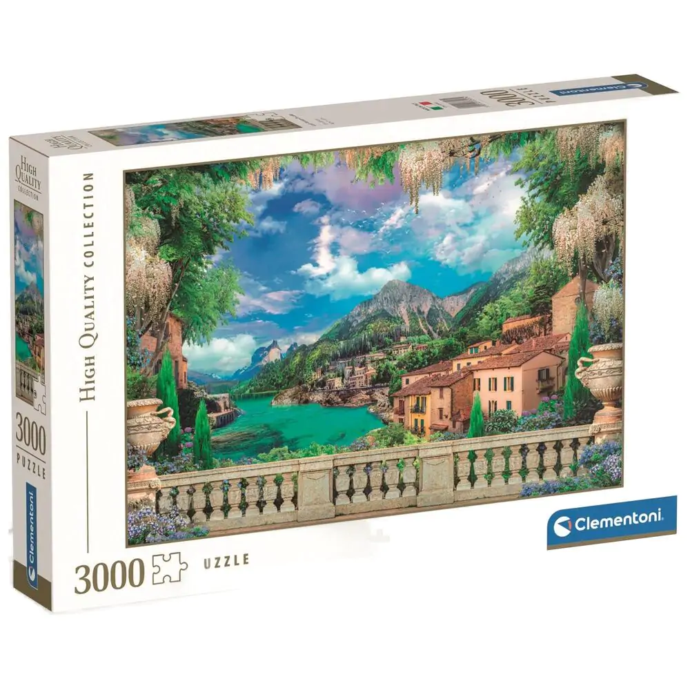 Visokokakovostne Bujne Terasa Ob Jezeru puzzle 3000pcs fotografija izdelka