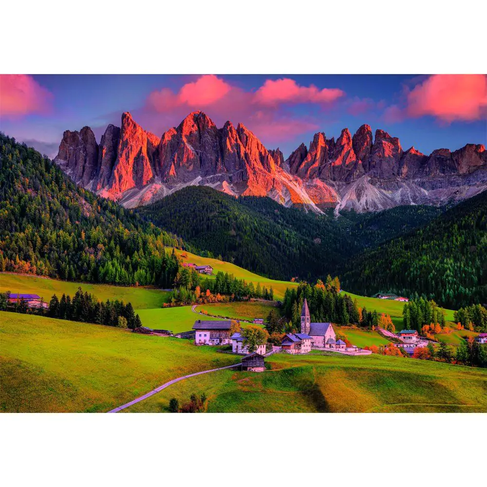 Visokokakovostne čarobne Dolomiti puzzle 1000 kosov fotografija izdelka