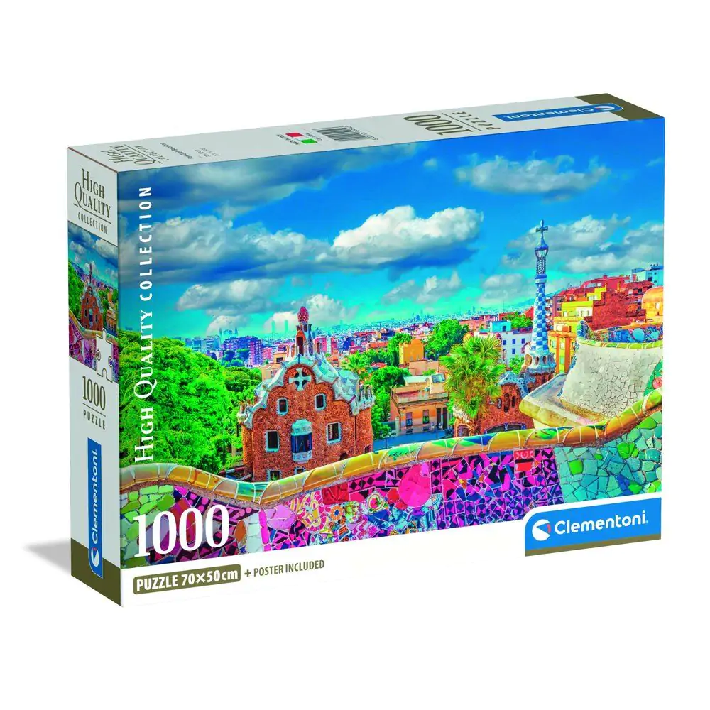 Visokokakovostne puzzle Park Guell Barcelona 1000 kosov fotografija izdelka