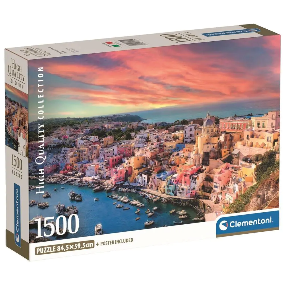 Visokokakovostne slikovite puzzle Otok Procida 1500 kosov fotografija izdelka