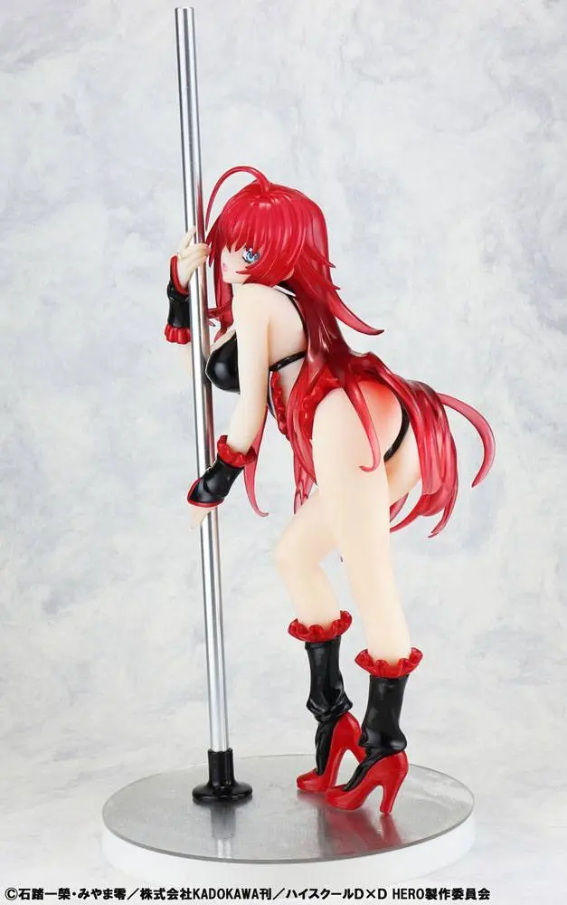 High School DxD Kip 1/7 Rias Gremory Pole Dance Ver. Black Color 20 cm fotografija izdelka