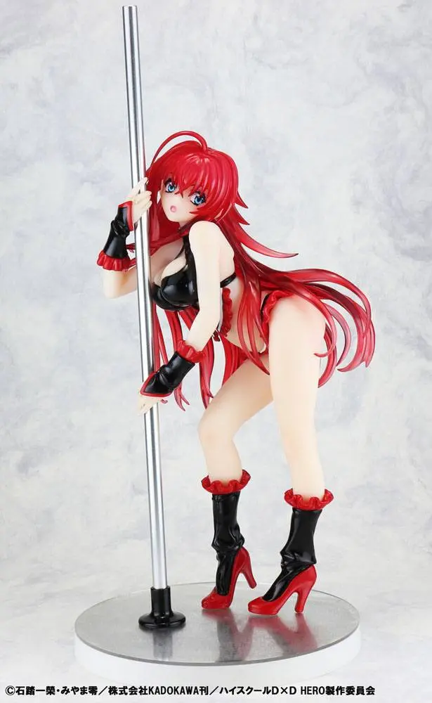 High School DxD Kip 1/7 Rias Gremory Pole Dance Ver. Black Color 20 cm fotografija izdelka