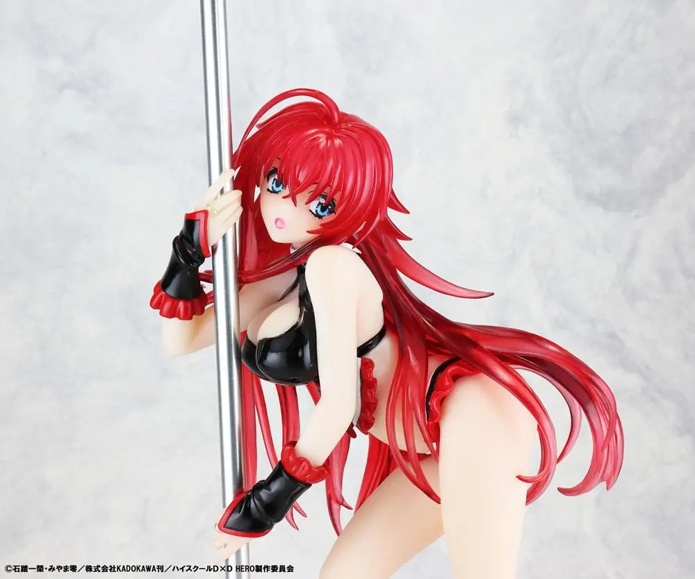 High School DxD Kip 1/7 Rias Gremory Pole Dance Ver. Black Color 20 cm fotografija izdelka