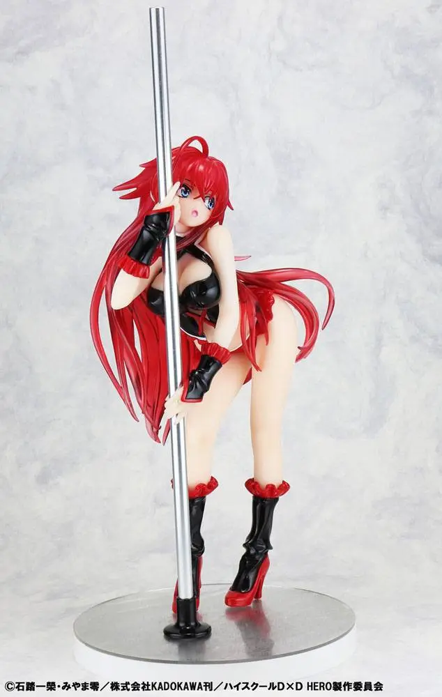 High School DxD Kip 1/7 Rias Gremory Pole Dance Ver. Black Color 20 cm fotografija izdelka