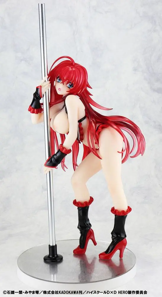 High School DxD Kip 1/7 Rias Gremory Pole Dance Ver. Black Color 20 cm fotografija izdelka