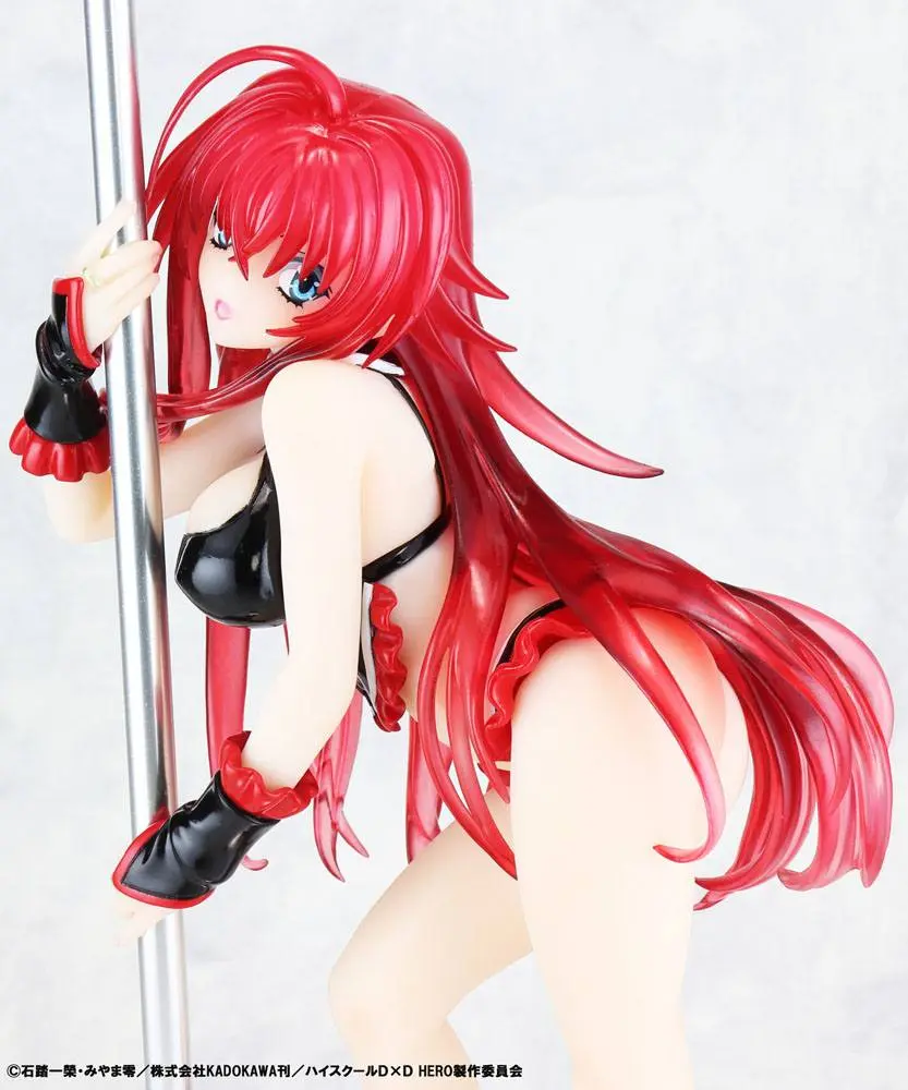 High School DxD Kip 1/7 Rias Gremory Pole Dance Ver. Black Color 20 cm fotografija izdelka