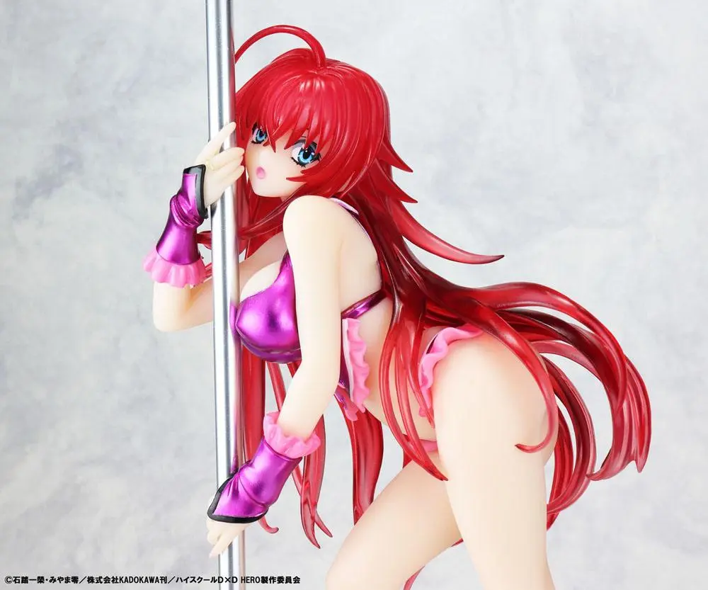 High School DxD Kip 1/7 Rias Gremory Pole Dance Ver. Purple Color 20 cm fotografija izdelka