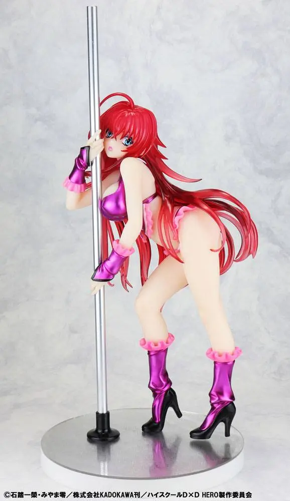 High School DxD Kip 1/7 Rias Gremory Pole Dance Ver. Purple Color 20 cm fotografija izdelka