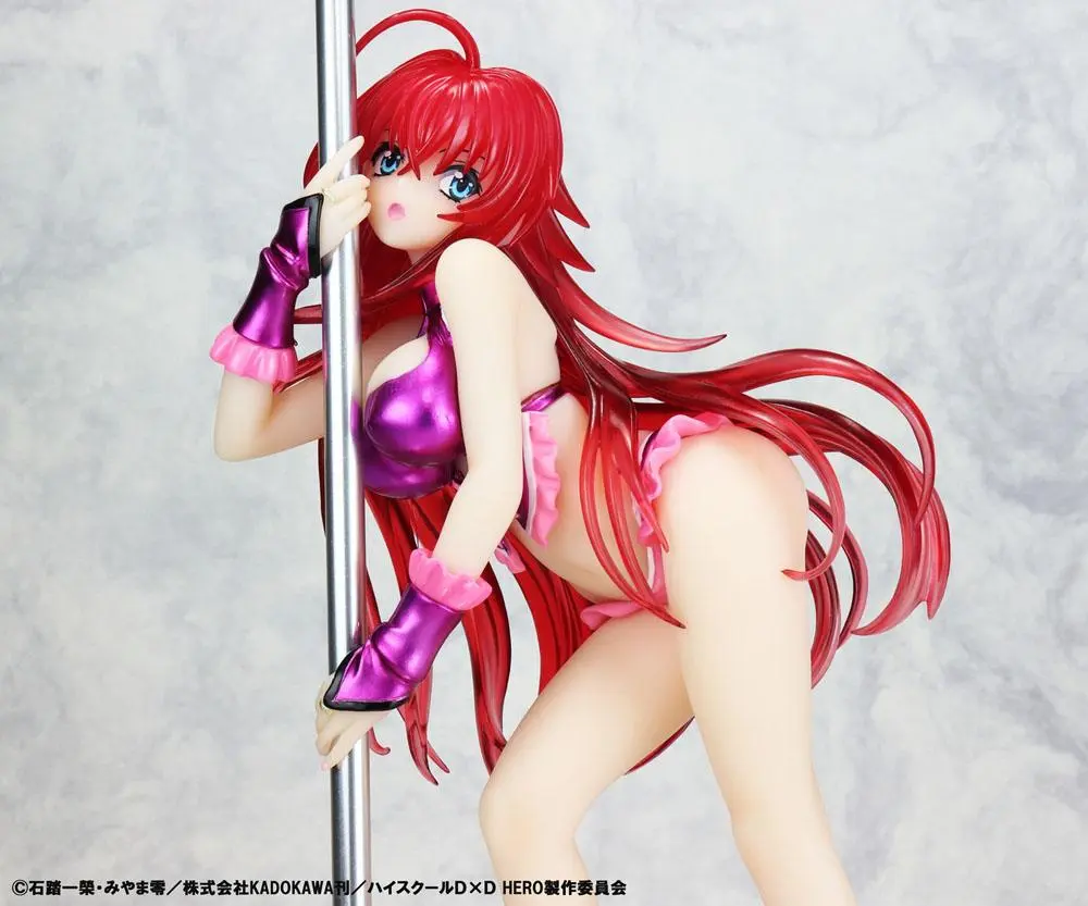 High School DxD Kip 1/7 Rias Gremory Pole Dance Ver. Purple Color 20 cm fotografija izdelka