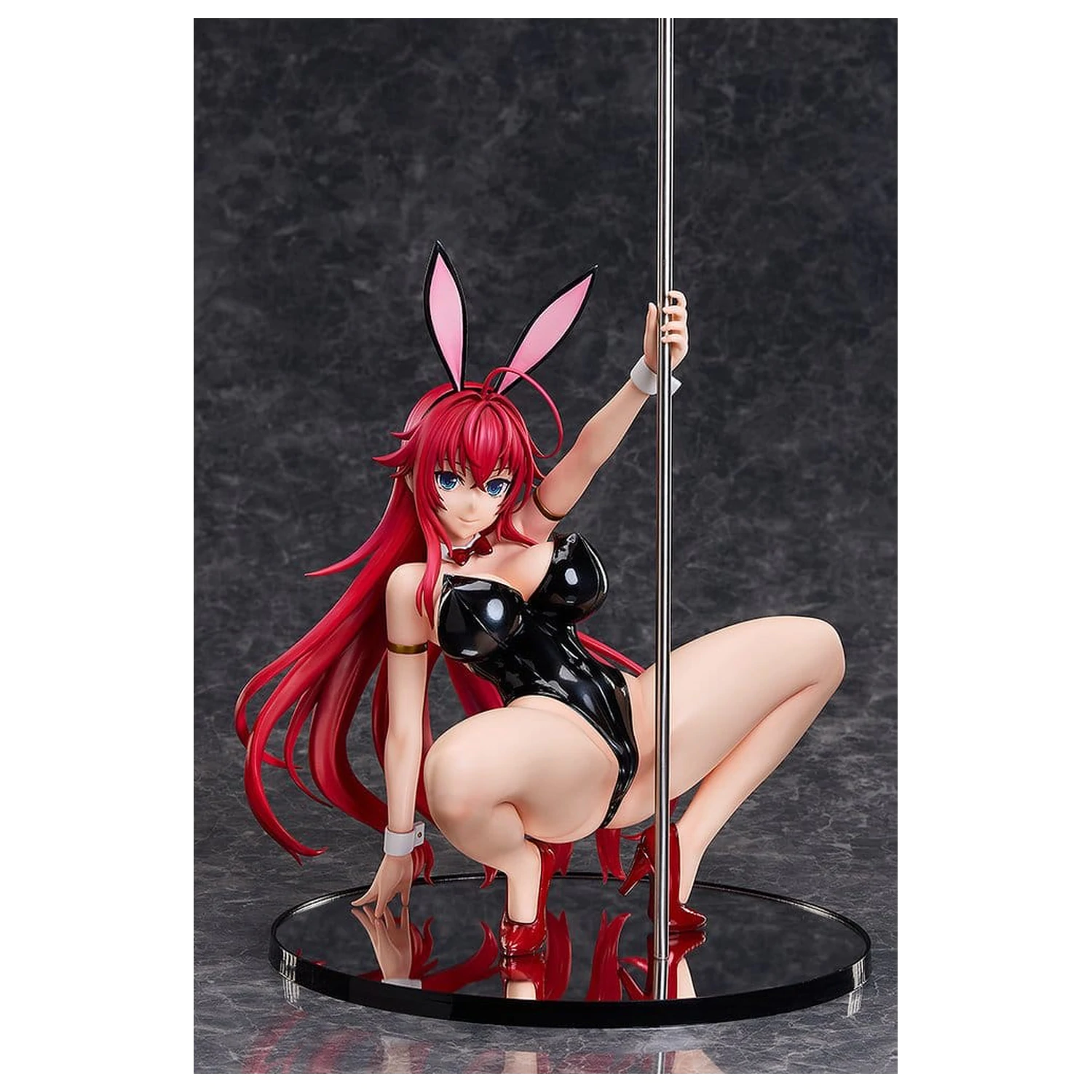 High School DxD B-Style PVC figura Rias Gremory: Bare Leg Bunny Ver. 2nd 41 cm fotografija izdelka