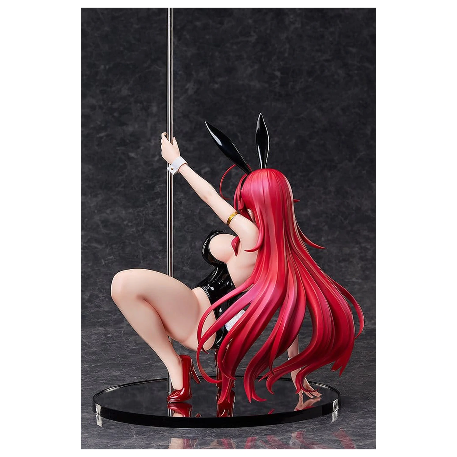 High School DxD B-Style PVC figura Rias Gremory: Bare Leg Bunny Ver. 2nd 41 cm fotografija izdelka
