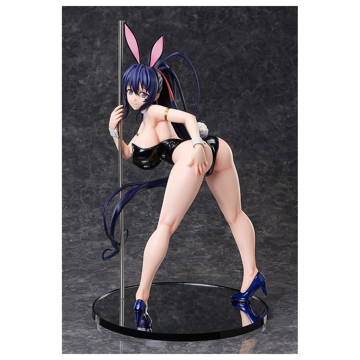 High School DxD HERO PVC figura 1/4 Akeno Himejima: Bare Leg Bunny Ver. 2nd 41 cm fotografija izdelka