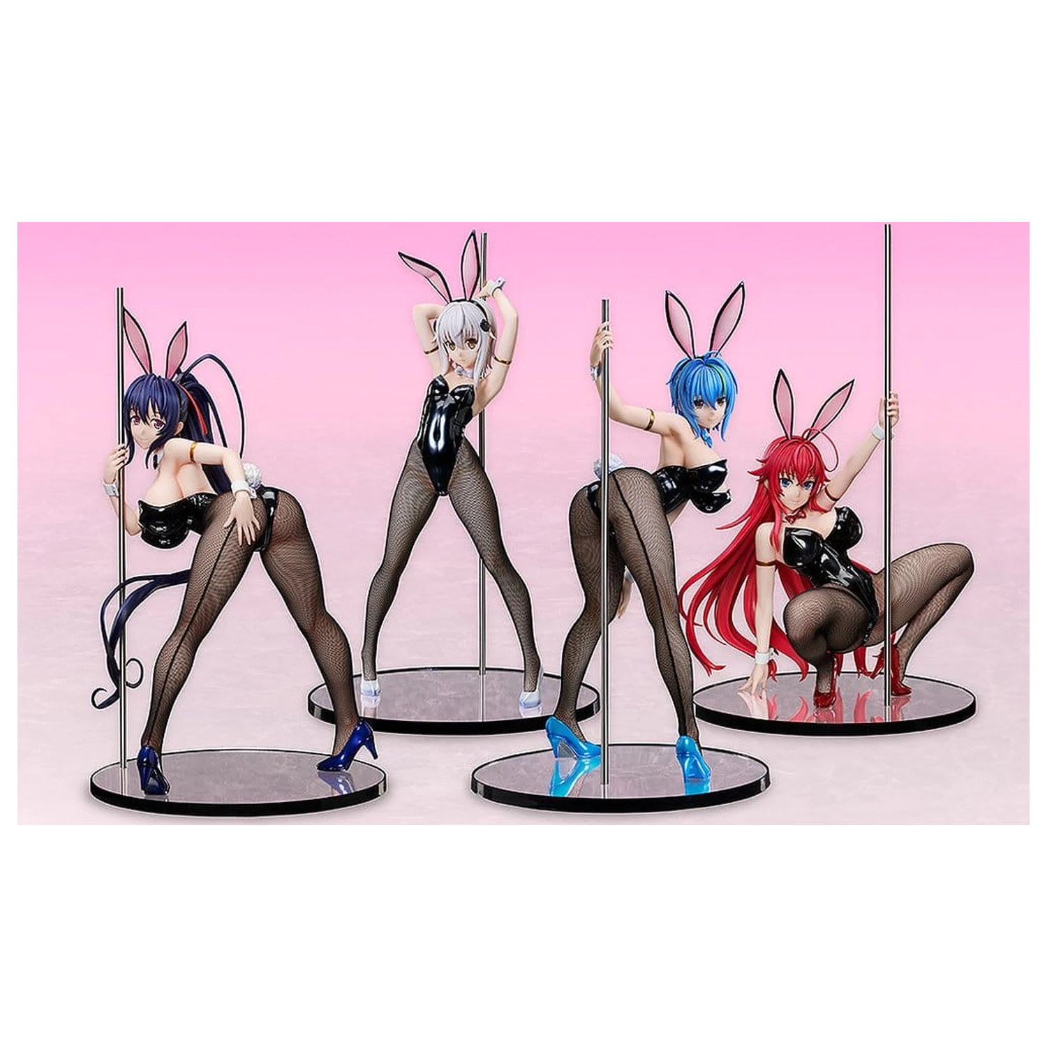 High School DxD Hero PVC kip 1/4 Xenovia: Bunny Ver. 41 cm fotografija izdelka
