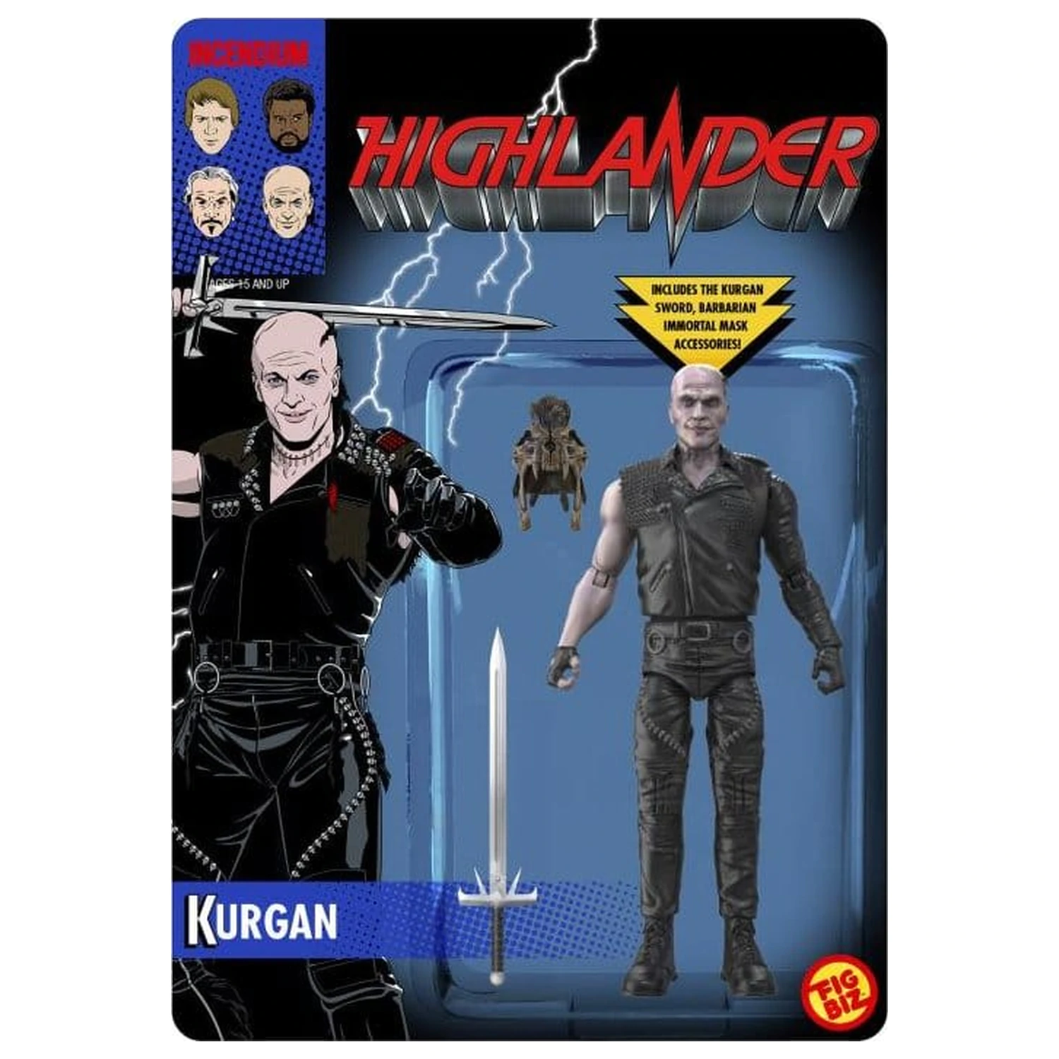 Highlander FigBiz akcijska figura The Kurgan 13 cm fotografija izdelka
