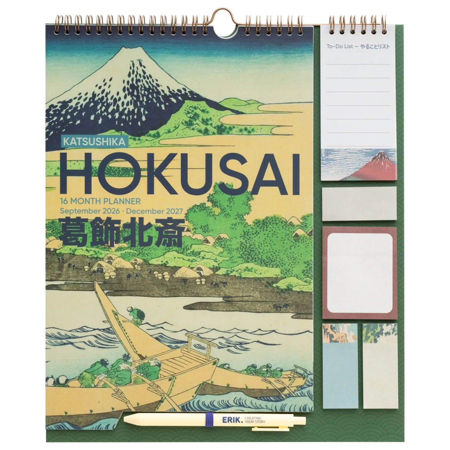 Hokusai stenski planer 2026/27 30 x 34 cm fotografija izdelka