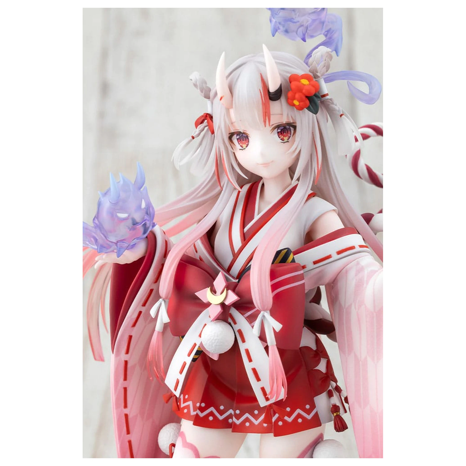 Hololive Production PVC kip 1/7 Nakiri Ayame Shrine Maiden Fortune Outfit Ver. 26 cm fotografija izdelka