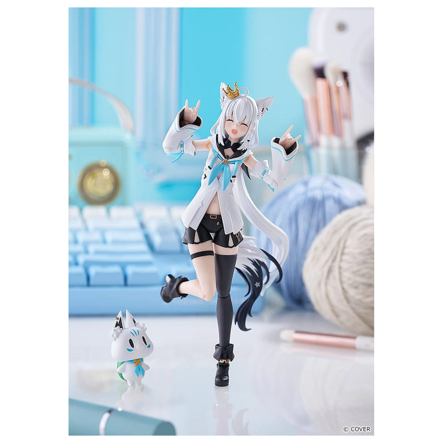 Hololive Production Figma akcijska figura Shirakami Fubuki 15 cm fotografija izdelka