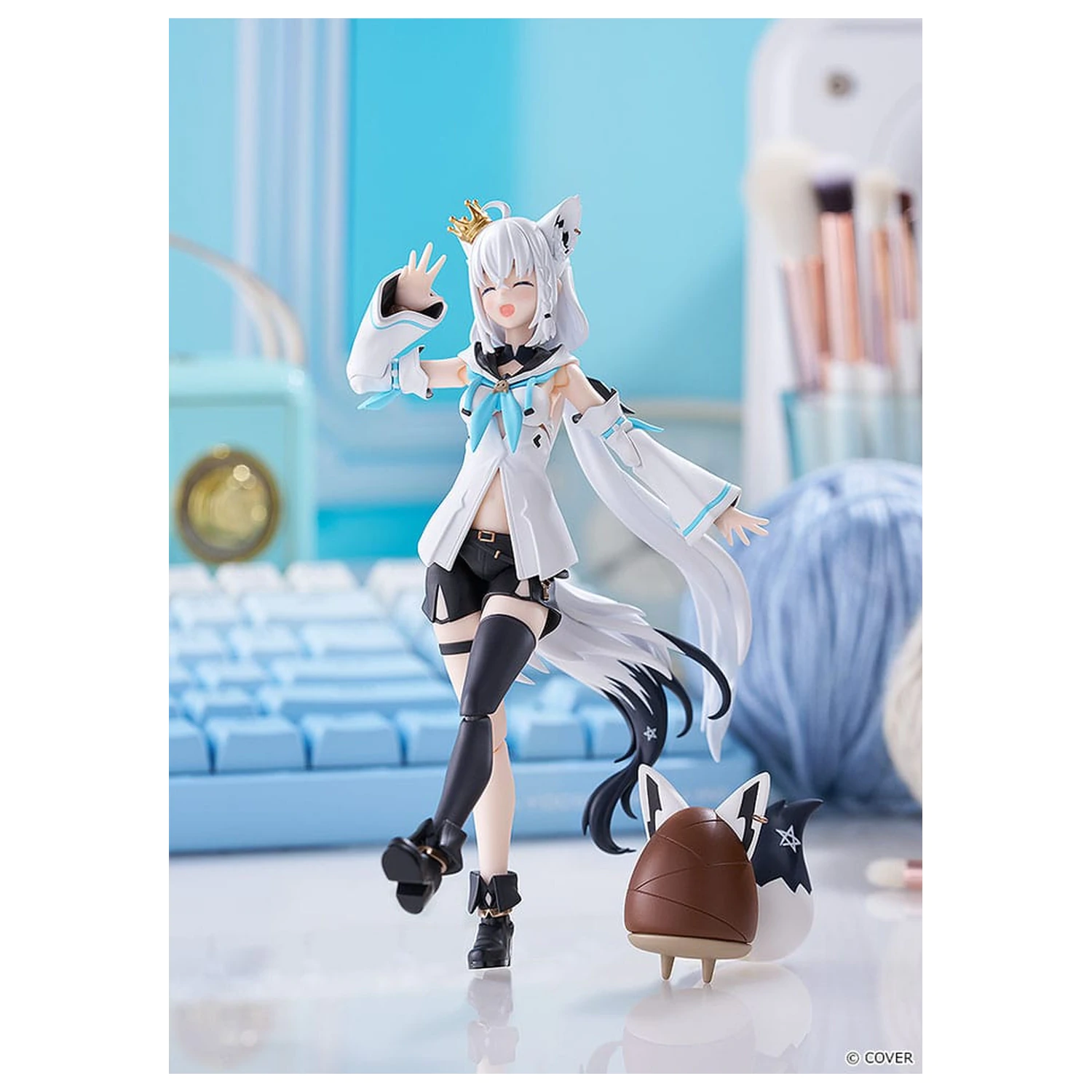 Hololive Production Figma akcijska figura Shirakami Fubuki 15 cm fotografija izdelka