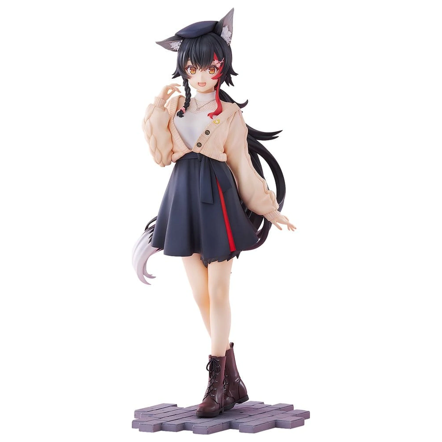 Hololive Production G.S. Collection PVC figura 1/7 Ookami Mio Date Style - Street Outfit Ver. 24 cm fotografija izdelka