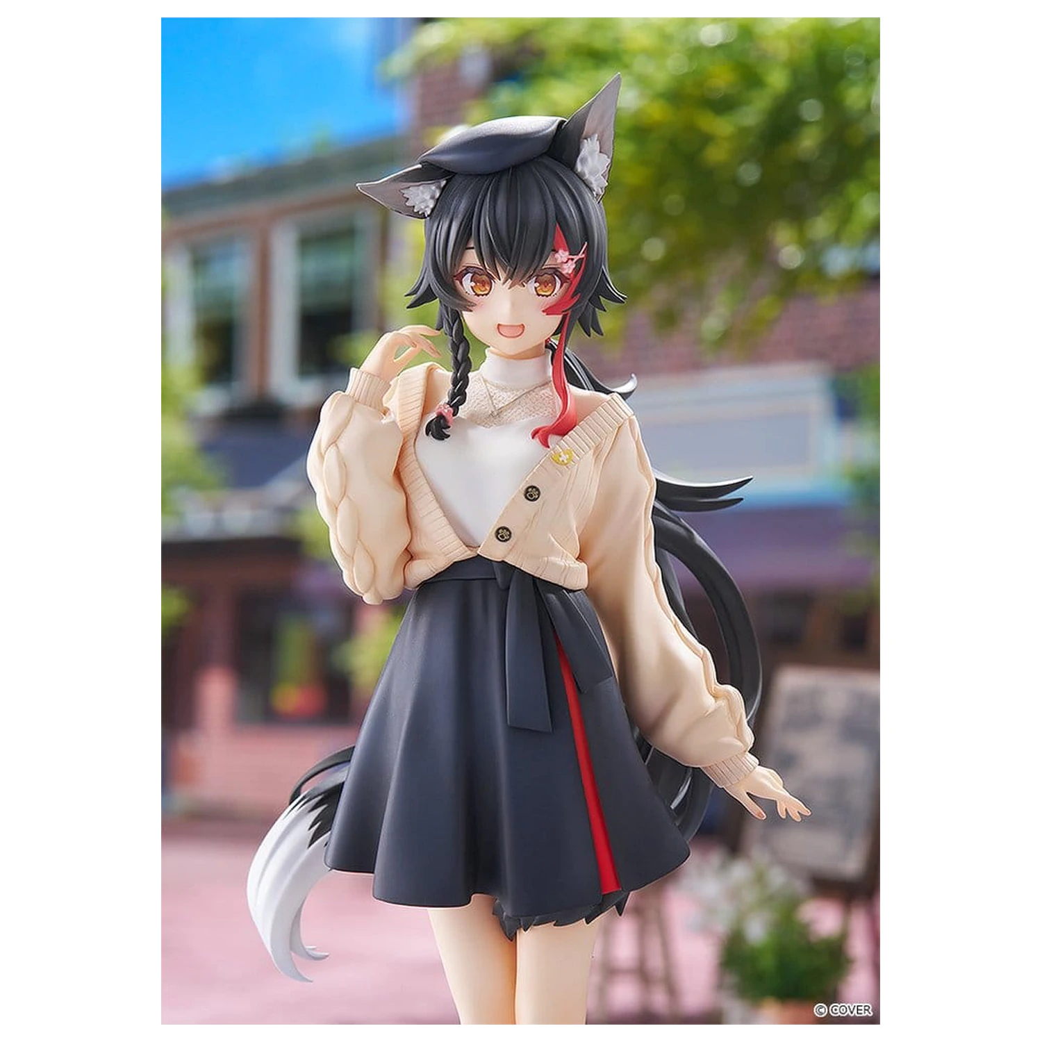 Hololive Production G.S. Collection PVC figura 1/7 Ookami Mio Date Style - Street Outfit Ver. 24 cm fotografija izdelka