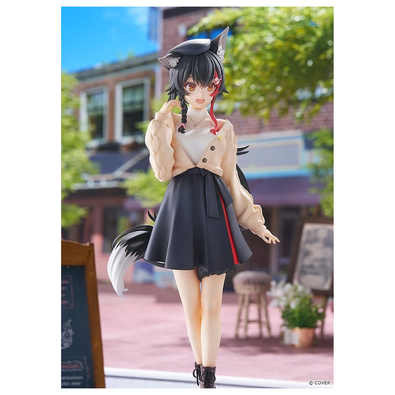 Hololive Production G.S. Collection PVC figura 1/7 Ookami Mio Date Style - Street Outfit Ver. 24 cm fotografija izdelka