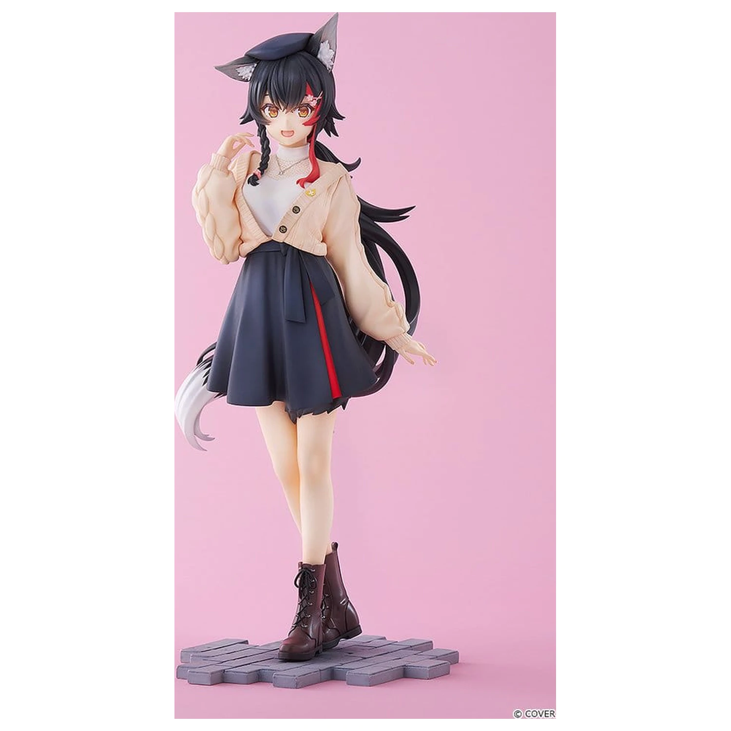 Hololive Production G.S. Collection PVC figura 1/7 Ookami Mio Date Style - Street Outfit Ver. 24 cm fotografija izdelka