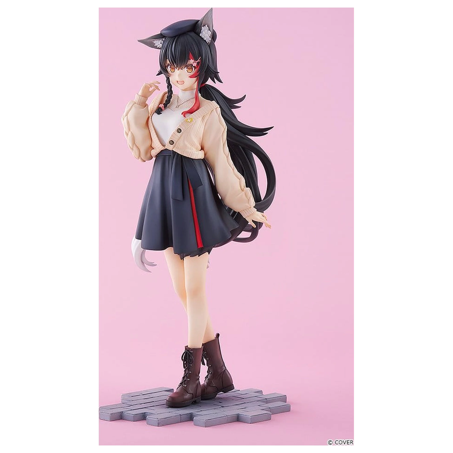Hololive Production G.S. Collection PVC figura 1/7 Ookami Mio Date Style - Street Outfit Ver. 24 cm fotografija izdelka