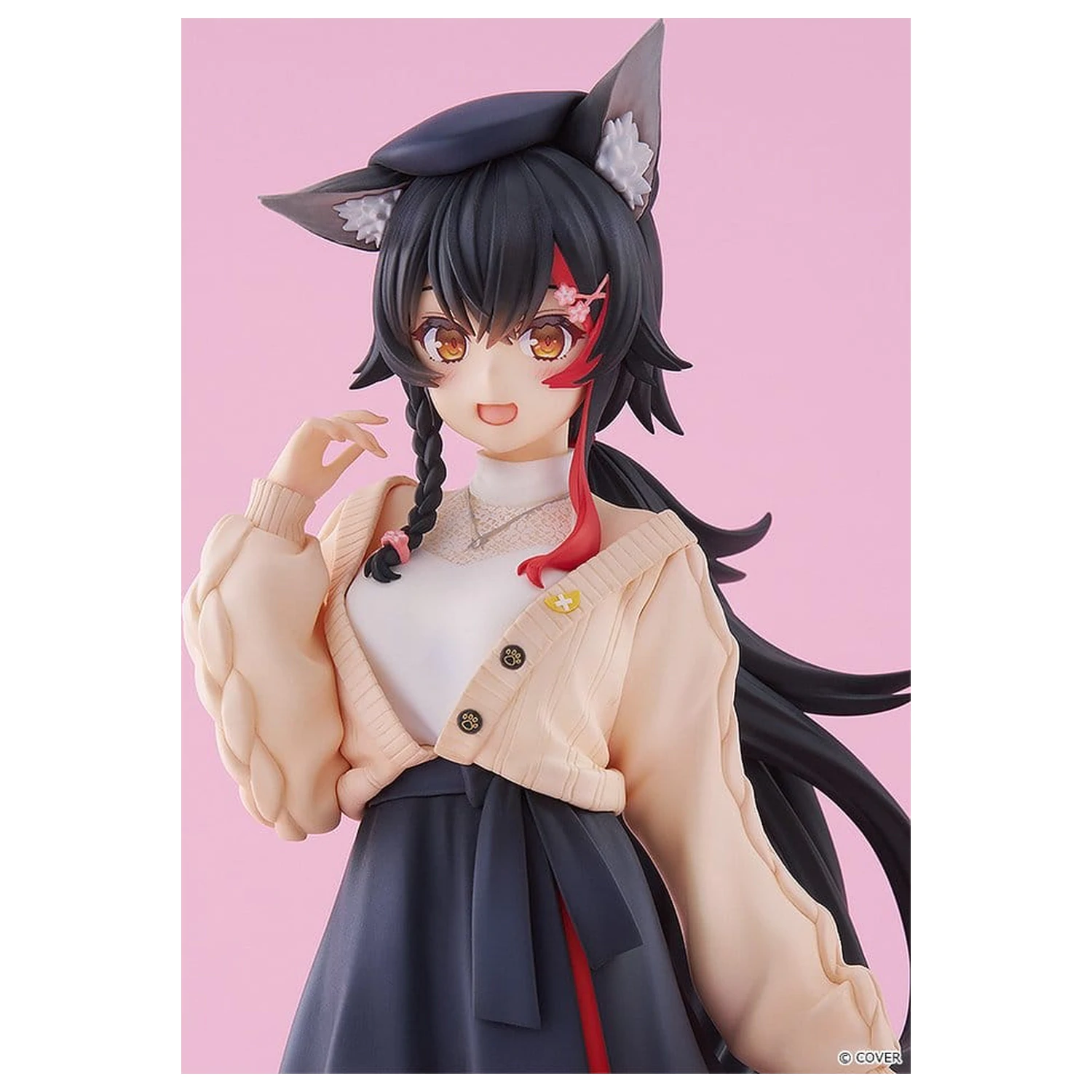 Hololive Production G.S. Collection PVC figura 1/7 Ookami Mio Date Style - Street Outfit Ver. 24 cm fotografija izdelka