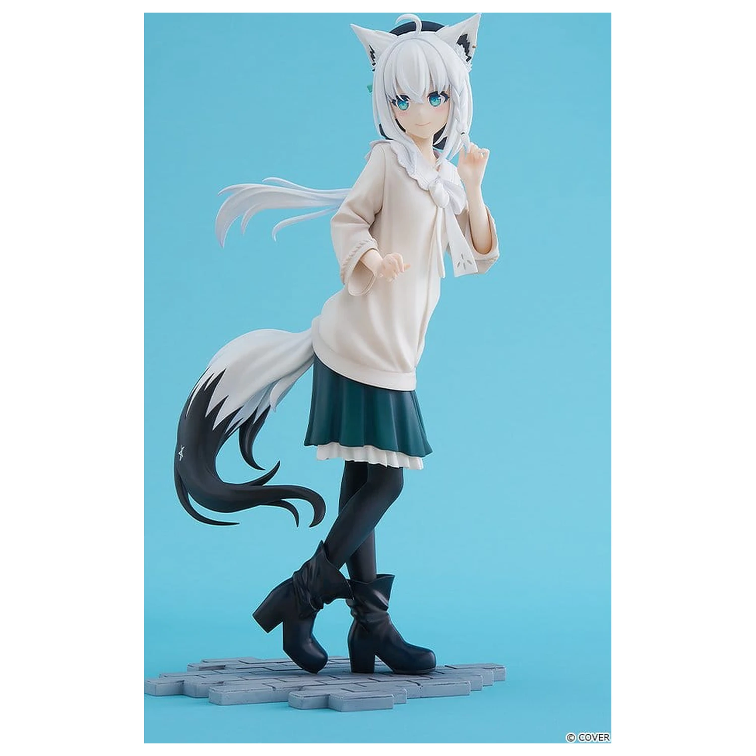 Hololive Production G.S. Collection PVC figura 1/7 Shirakami Fubuki: Date Style - Casual Outfit Ver. 22 cm fotografija izdelka