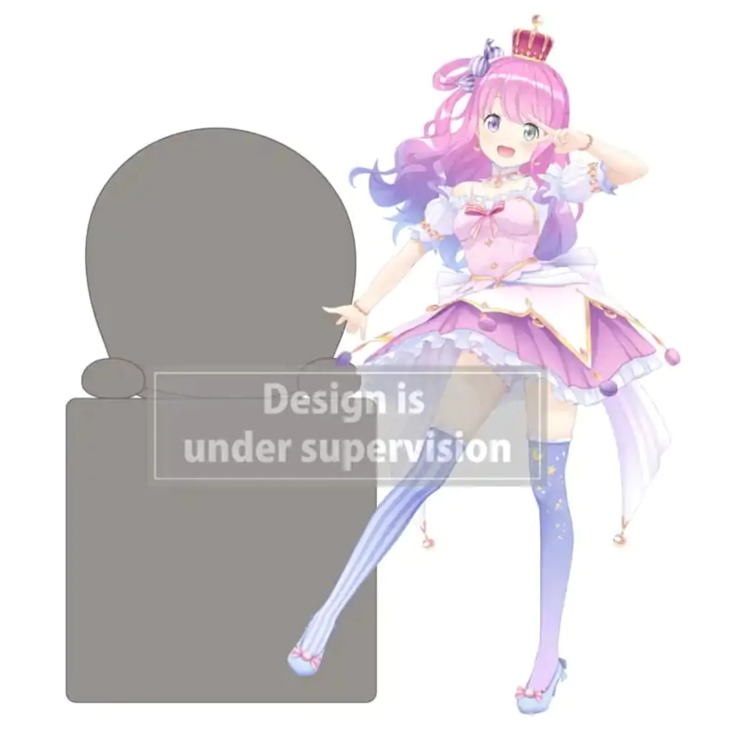Hololive Production Hikkake PVC Kip Himemori Luna 10 cm fotografija izdelka