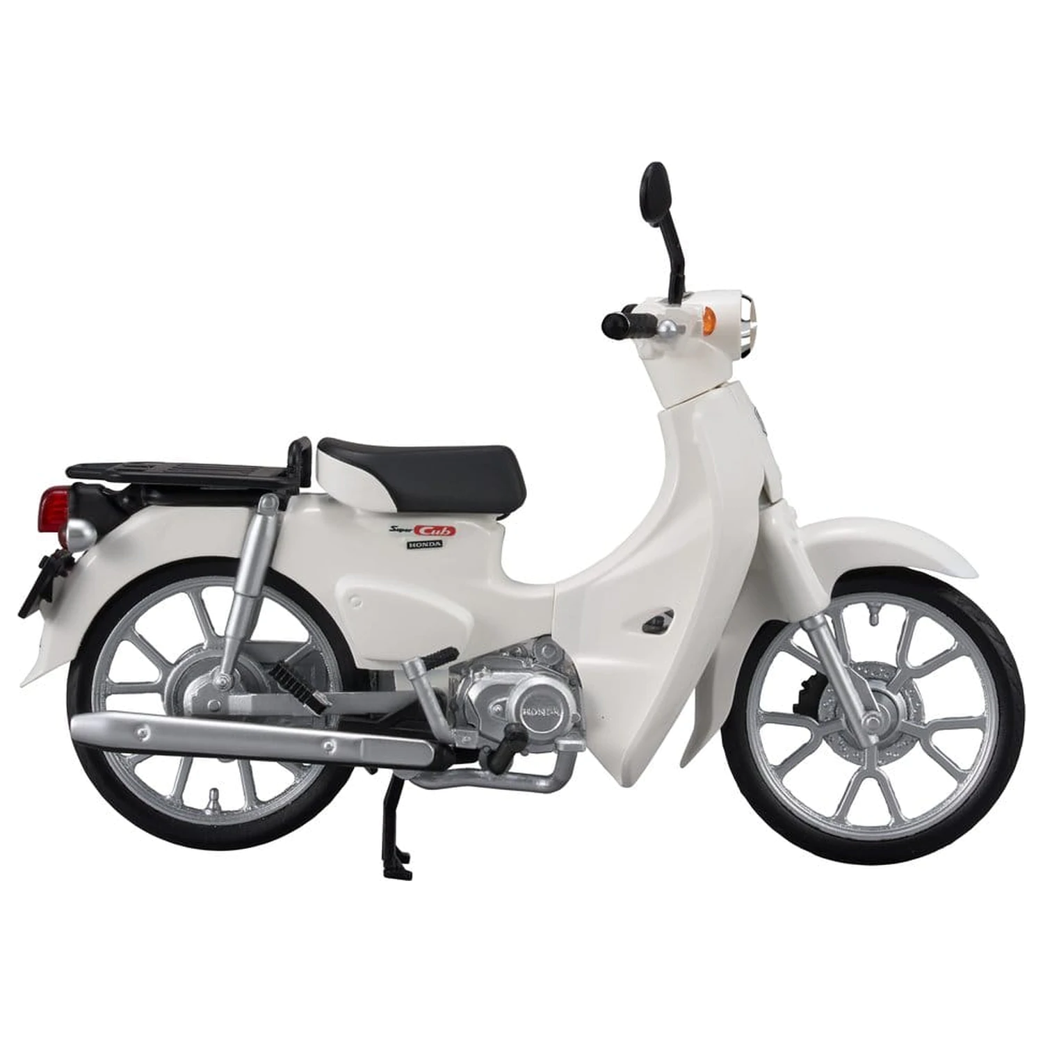 Honda Kaitanics Plastic Model Kit Super Cub 110 Klasično bela fotografija izdelka