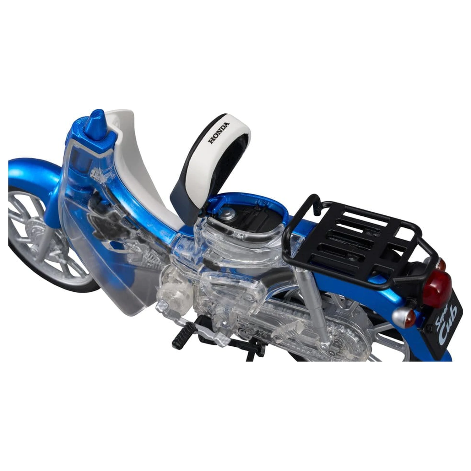 Honda Kaitanics Plastični Model Komplet Super Cub 110 Glint Wave Blue Metalic fotografija izdelka