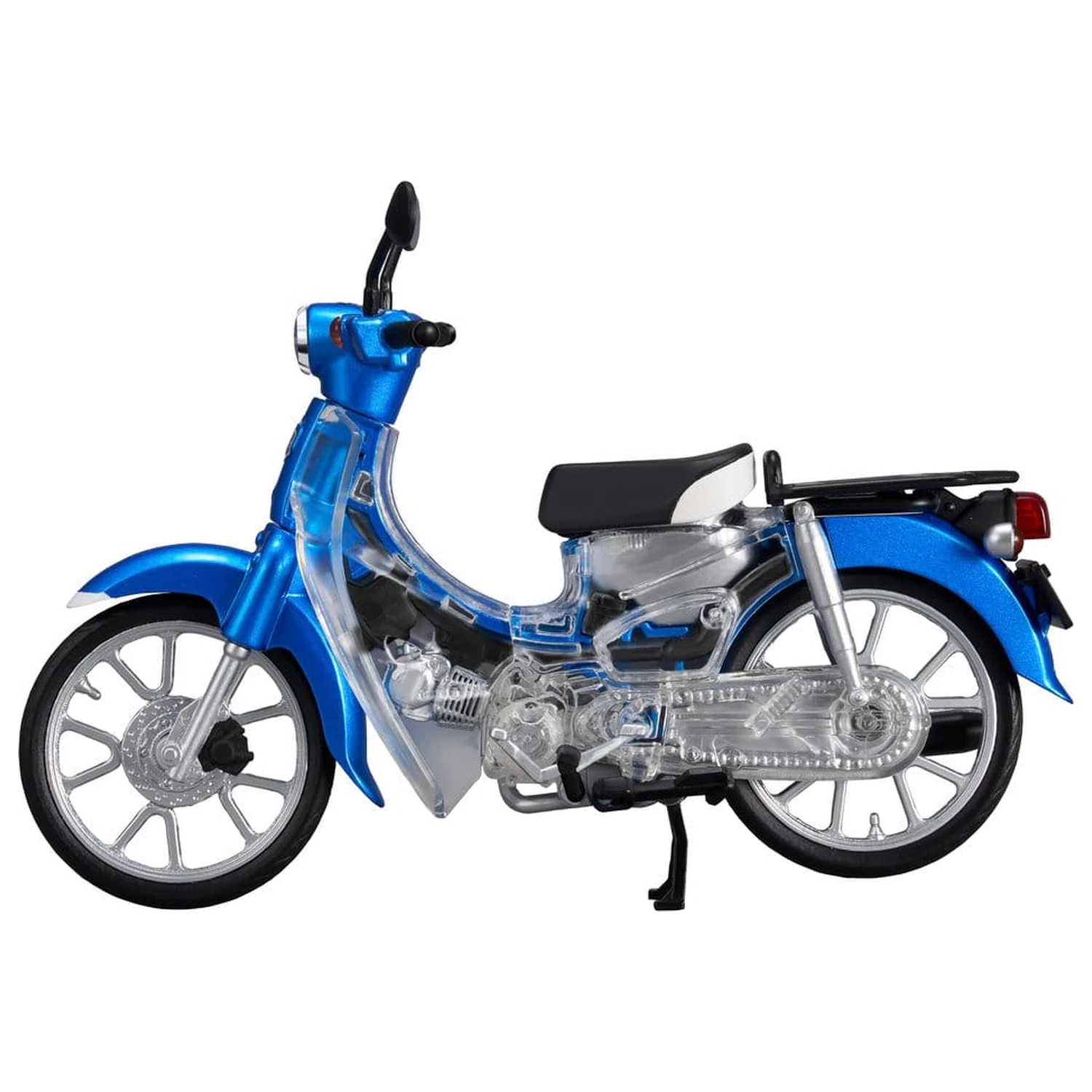 Honda Kaitanics Plastični Model Komplet Super Cub 110 Glint Wave Blue Metalic fotografija izdelka