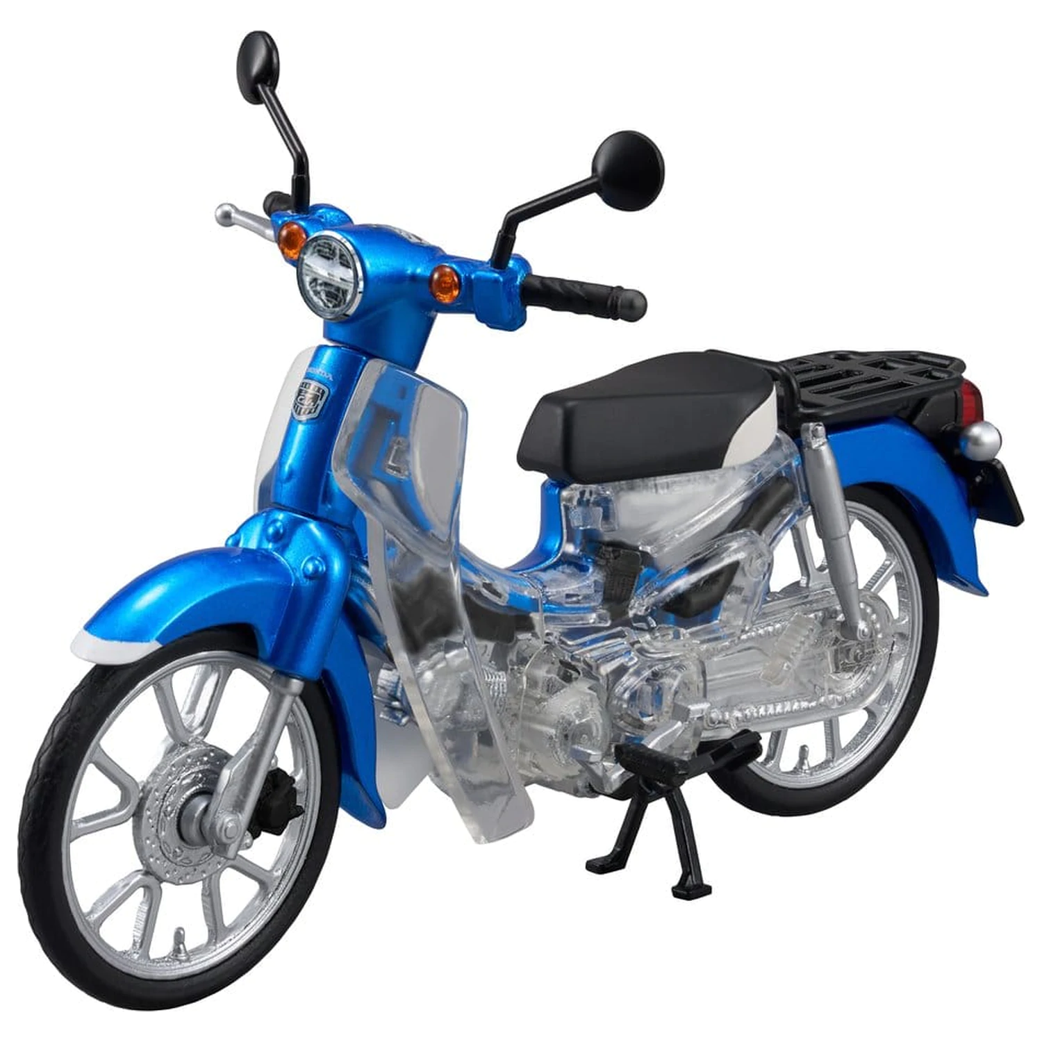 Honda Kaitanics Plastični Model Komplet Super Cub 110 Glint Wave Blue Metalic fotografija izdelka