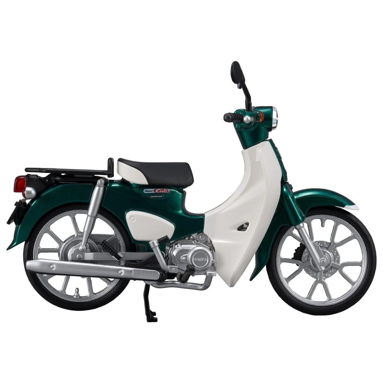 Honda Kaitanics Plastic Model komplet Super Cub 110 Tasmania zelena kovinska fotografija izdelka
