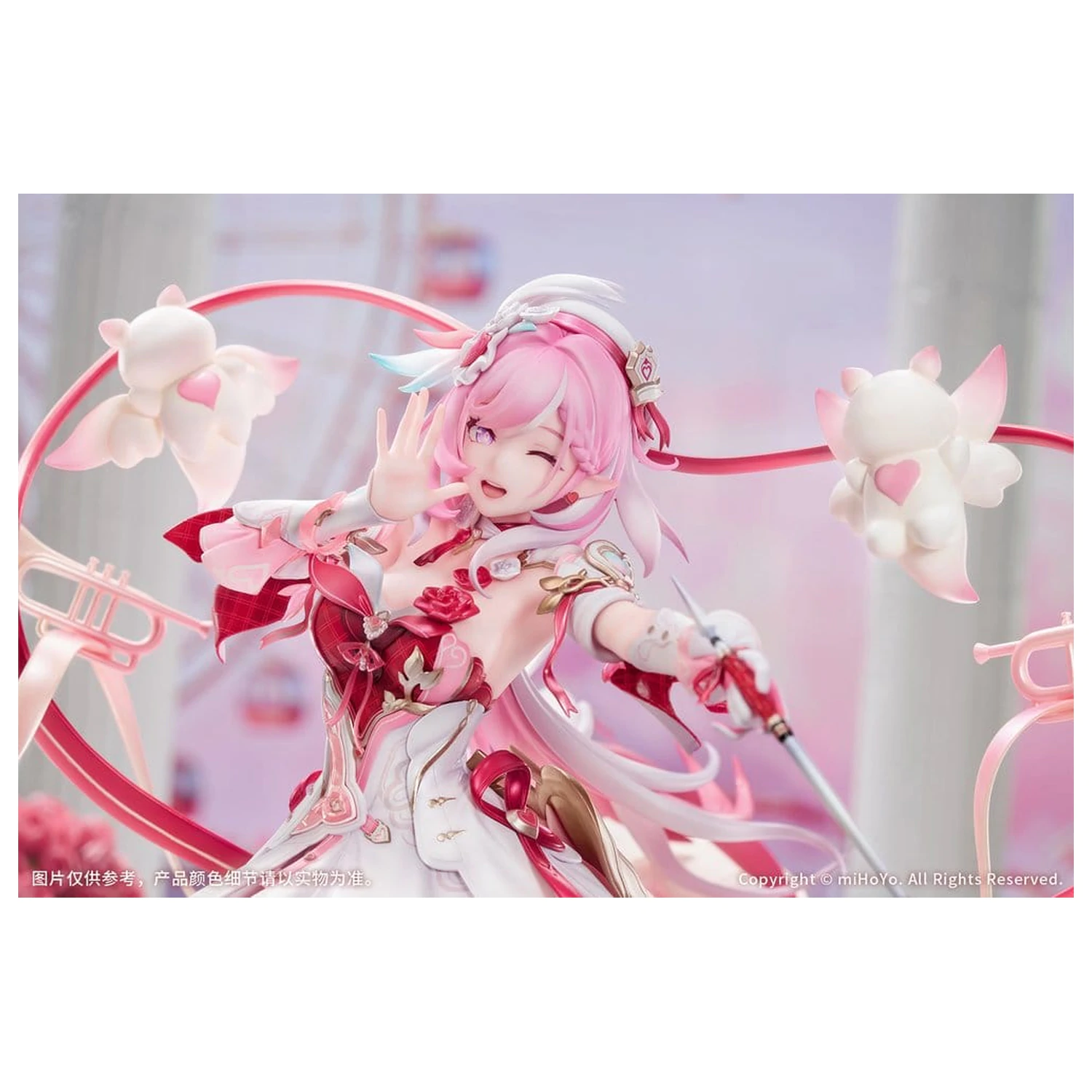 Honkai Impact 3rd PVC figura 1/7 Elysia Hi Love Elf Ver. z bonusom 29 cm fotografija izdelka