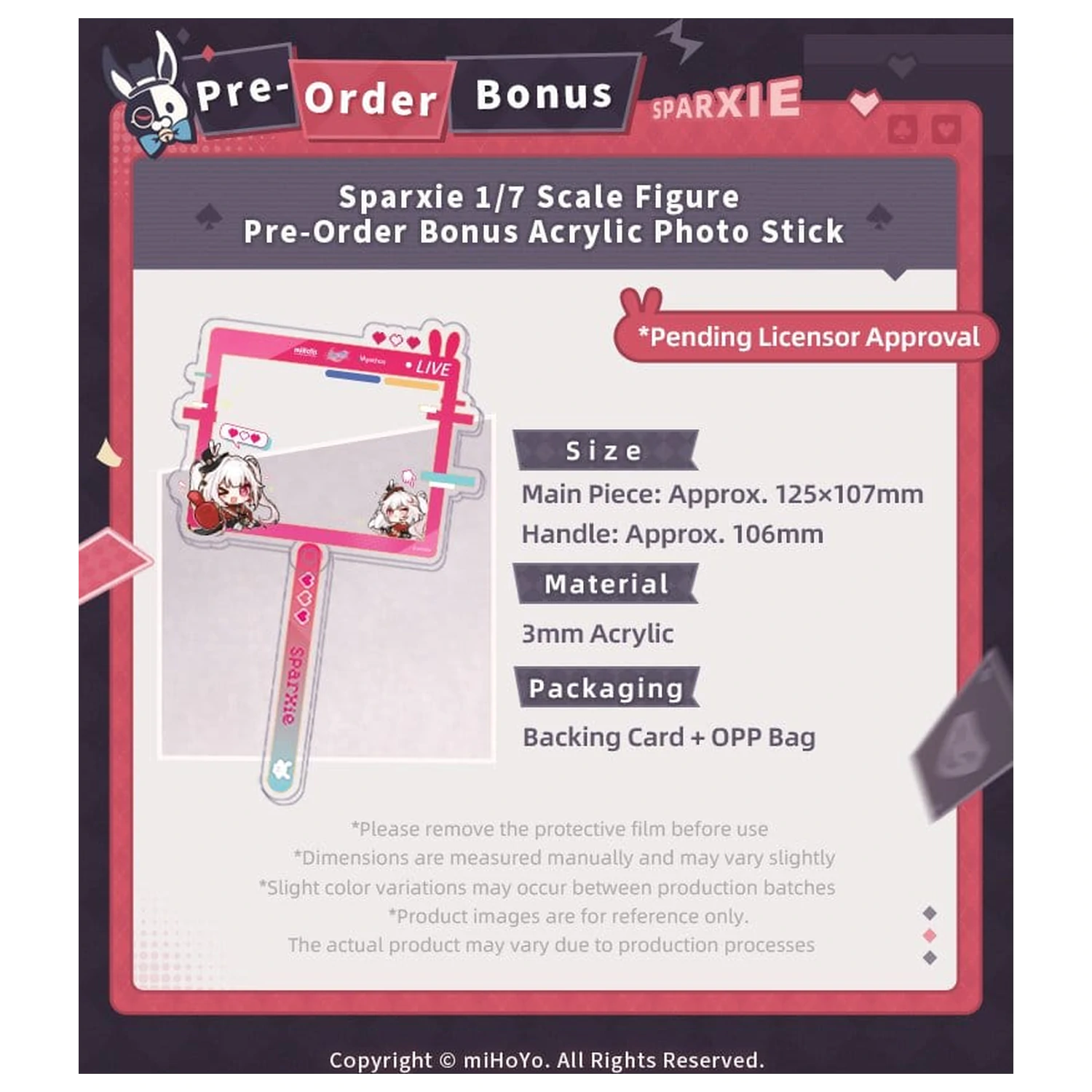 Honkai: Star Rail PVC figura 1/7 Sparkle z bonusom 34 cm fotografija izdelka